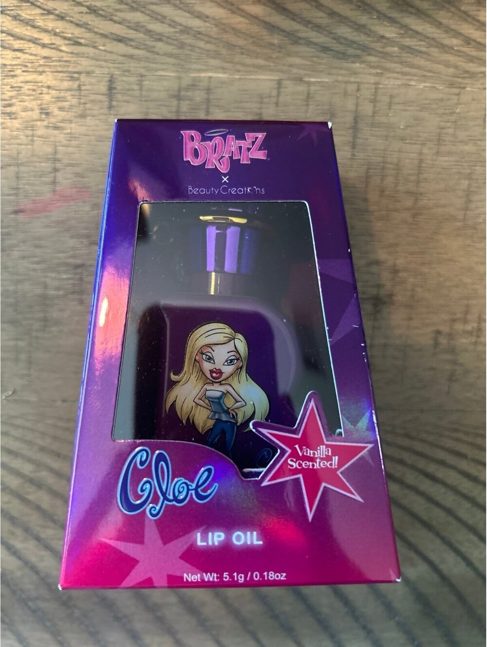 Bratz x Beauty Creations Cloe Vanilla Scented Lip Oil NEW Sealed